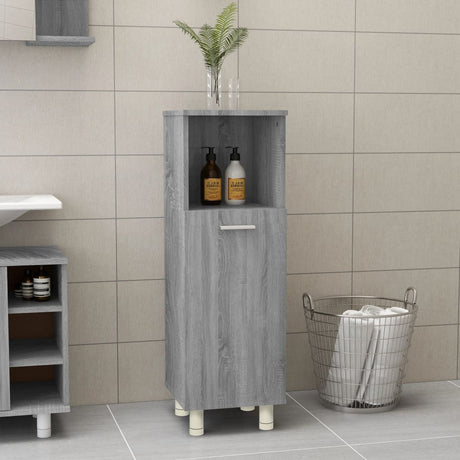 Bathroom Cabinet 30X30X95 Cm Engineered Wood