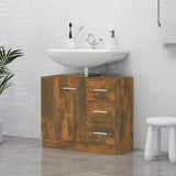 Sink Cabinet 63X30X54 Cm Engineered Wood