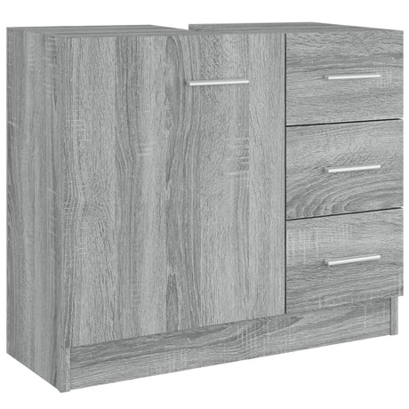 Sink Cabinet 63X30X54 Cm Engineered Wood
