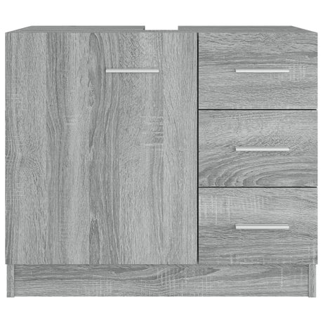 Sink Cabinet 63X30X54 Cm Engineered Wood