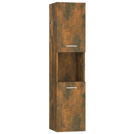 Bathroom Cabinet 30X30X130 Cm Engineered Wood