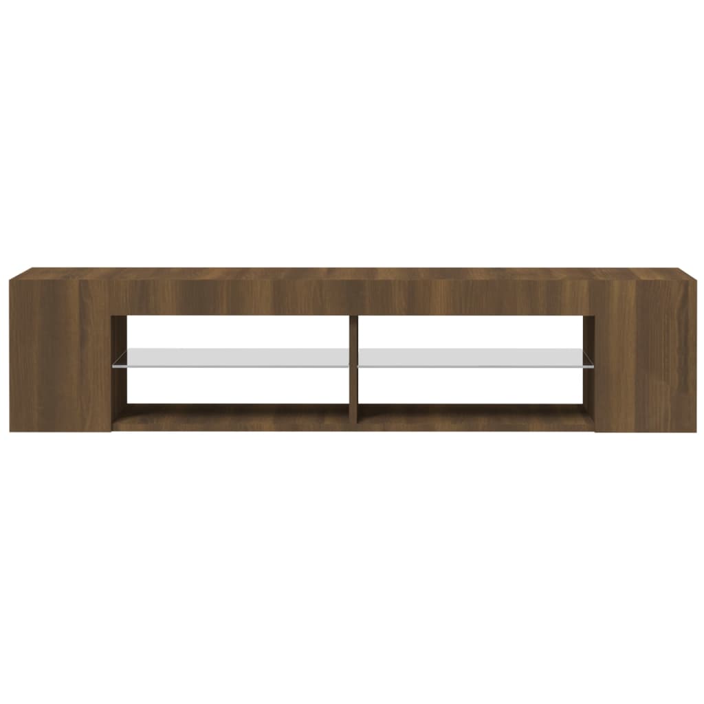 Tv Cabinet With Led Lights 135X39X30 Cm