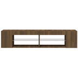 Tv Cabinet With Led Lights 135X39X30 Cm
