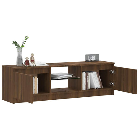 Tv Cabinet With Led Lights 120X30X35.5 Cm