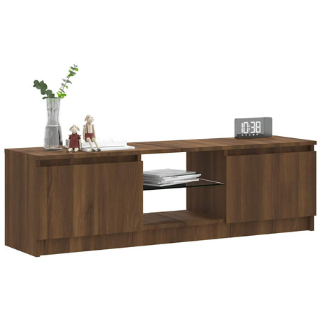 Tv Cabinet With Led Lights 120X30X35.5 Cm
