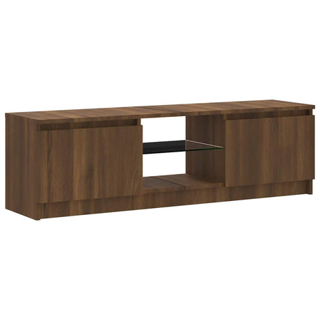 Tv Cabinet With Led Lights 120X30X35.5 Cm