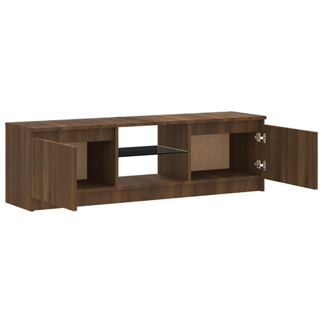 Tv Cabinet With Led Lights 120X30X35.5 Cm
