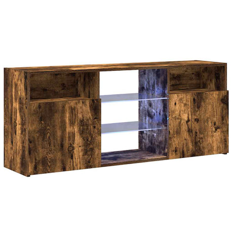 Tv Cabinet With Led Lights 120X30X50 Cm