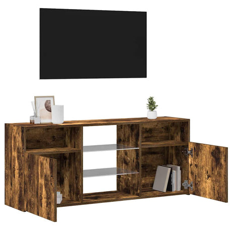 Tv Cabinet With Led Lights 120X30X50 Cm