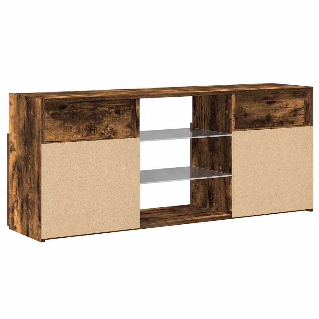 Tv Cabinet With Led Lights 120X30X50 Cm