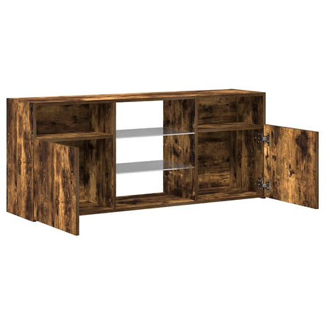 Tv Cabinet With Led Lights 120X30X50 Cm
