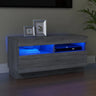 Tv Cabinet With Led Lights 80X35X40 Cm