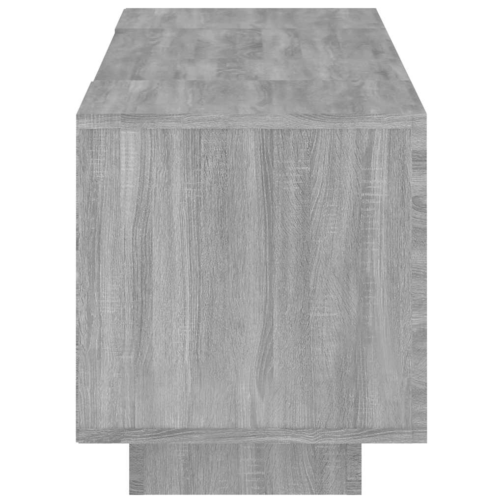 TV Cabinet with LED Lights Grey Sonoma 160x35x40 cm