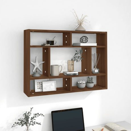 Wall Shelf 75X16X55 Cm Engineered Wood