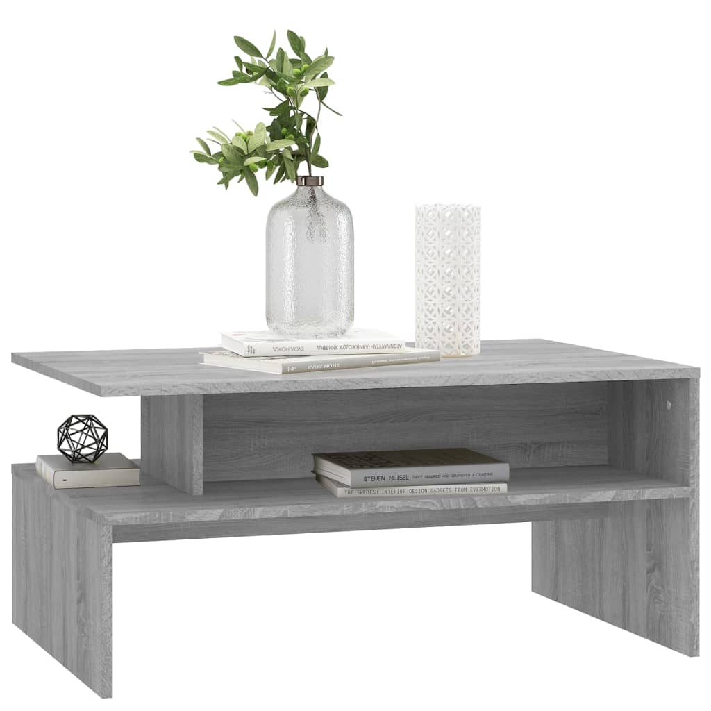 Coffee Table 90X60X42,5 Cm Engineered Wood