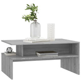 Coffee Table 90X60X42,5 Cm Engineered Wood