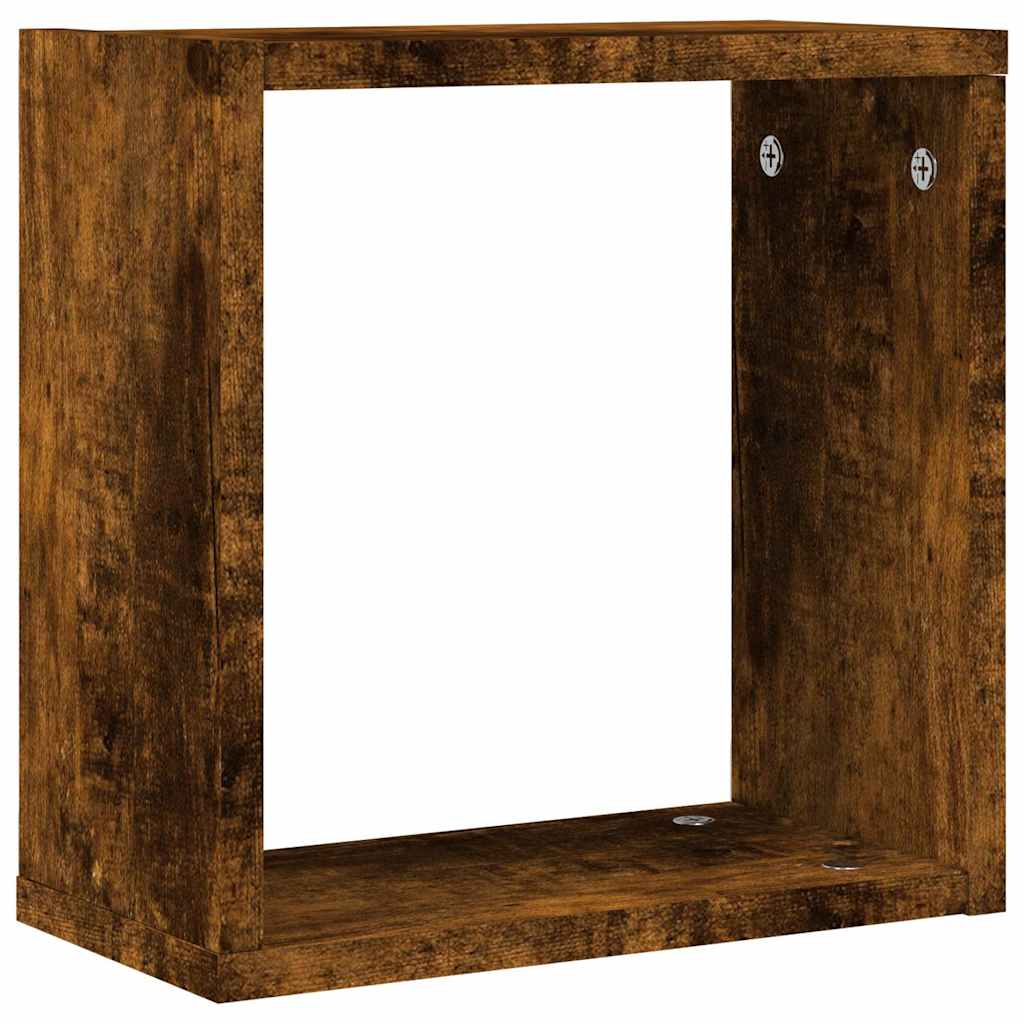 Wall Cube Shelves 2 Pcs 30X15X30 Cm