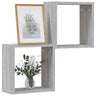 Wall Cube Shelves 2 Pcs 30X15X30 Cm