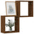 Wall Cube Shelves 2 Pcs 30X15X30 Cm