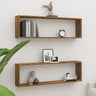Wall Cube Shelves 4 Pcs 100X15X30 Cm Engineered Wood