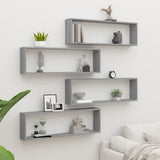 Wall Cube Shelves 4 Pcs 100X15X30 Cm Engineered Wood