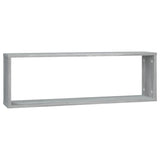 Wall Cube Shelves 2 Pcs 80X15X26.5 Cm Engineered Wood