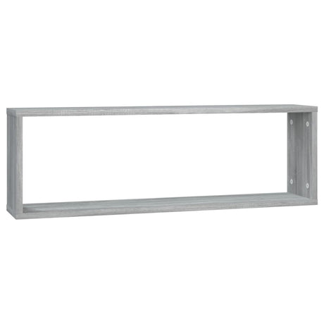 Wall Cube Shelves 2 Pcs 80X15X26.5 Cm Engineered Wood