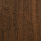 Side Tables 3 pcs Brown Oak Engineered Wood