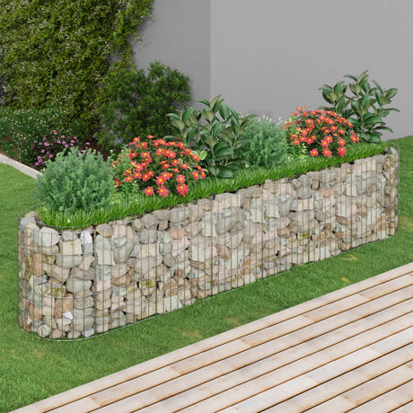 Gabion Raised Bed Galvanised Iron