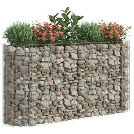 Gabion Raised Bed Galvanised Iron