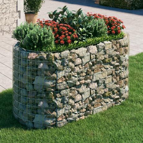 Gabion Raised Bed Galvanised Iron