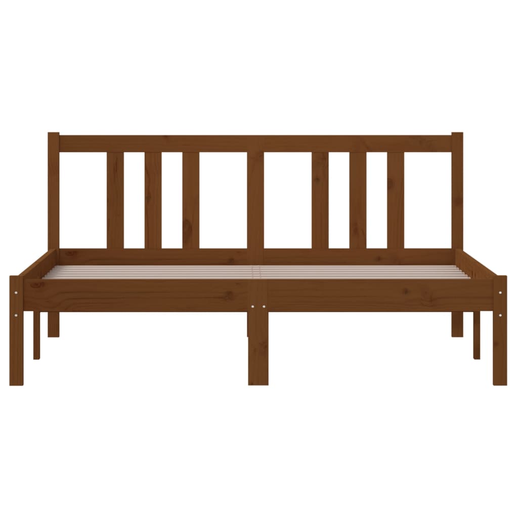 Bed Frame Without Mattress Solid Wood Double