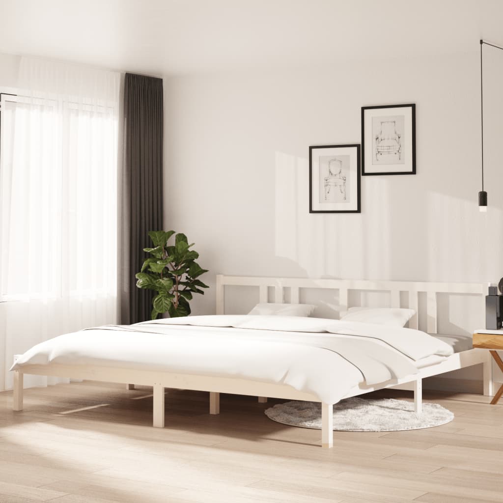 Bed Frame Without Mattress Solid Wood Double