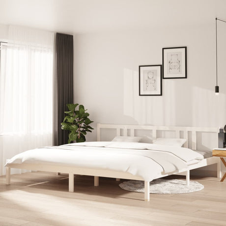 Bed Frame Without Mattress Solid Wood Double