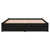 Bed Frame Without Mattress Solid Wood King Size King Size