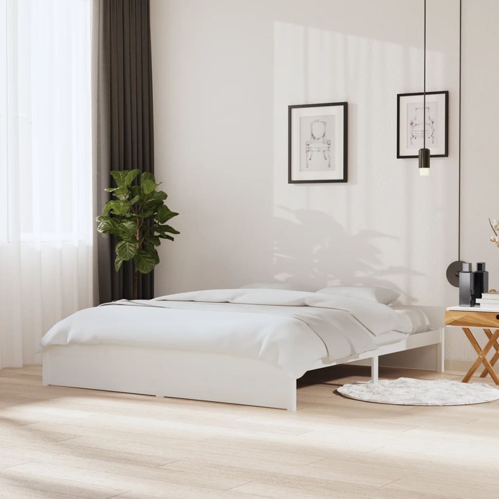 Bed Frame Without Mattress Solid Wood King Size King Size
