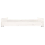 Bed Drawers 2 Pcs Solid Wood Pine