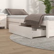 Bed Drawers 4 Pcs Solid Wood Pine