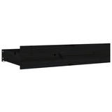 Bed Drawers 4 Pcs Solid Wood Pine
