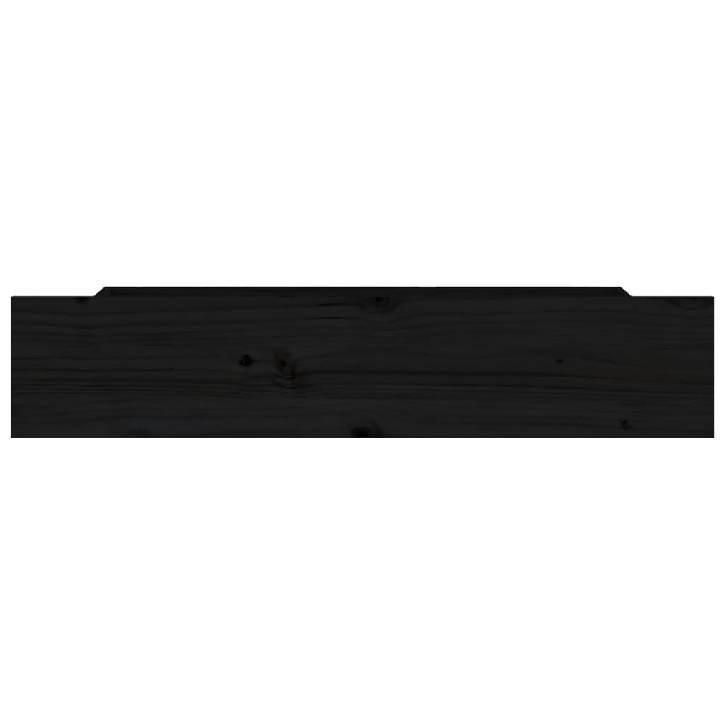 Bed Drawers 4 Pcs Solid Wood Pine