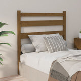Bed Headboard 106X4X100 Cm Solid Wood Pine