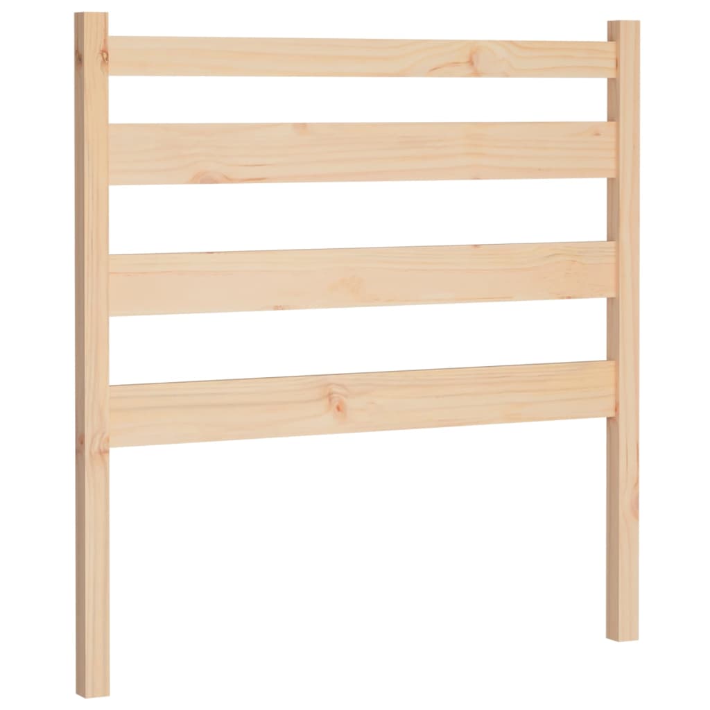 Bed Headboard 106X4X100 Cm Solid Wood Pine