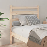 Bed Headboard 106X4X100 Cm Solid Wood Pine