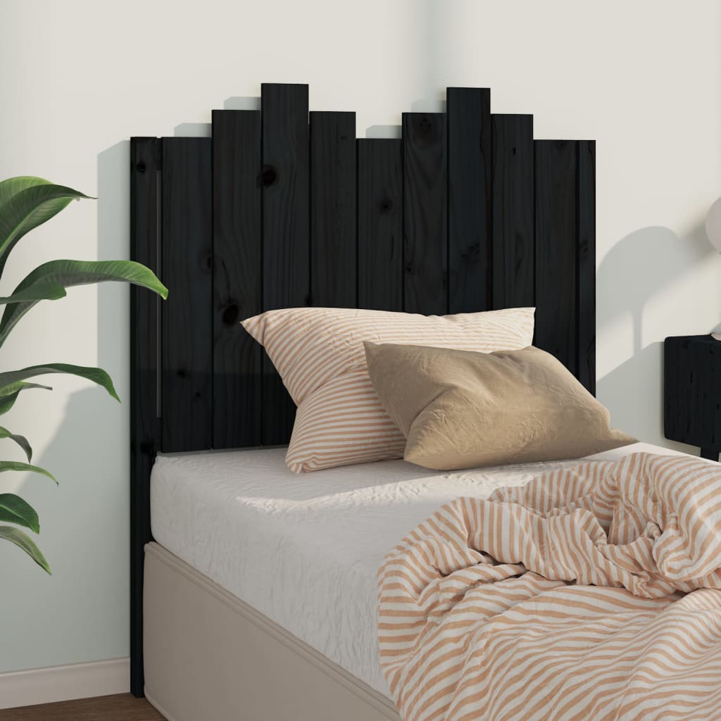 Bed Headboard 106X4X110 Cm Solid Wood Pine