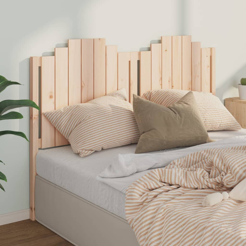 Bed Headboard 106X4X110 Cm Solid Wood Pine