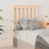 Bed Headboard 106X6X101 Cm Solid Wood Pine