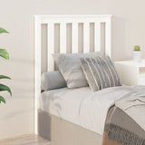 Bed Headboard 106X6X101 Cm Solid Wood Pine
