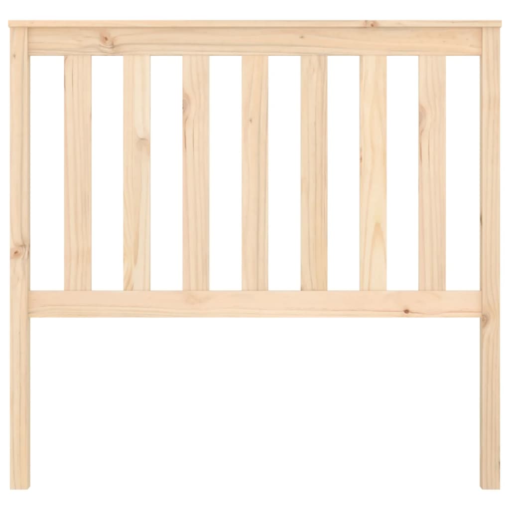 Bed Headboard 106X6X101 Cm Solid Wood Pine