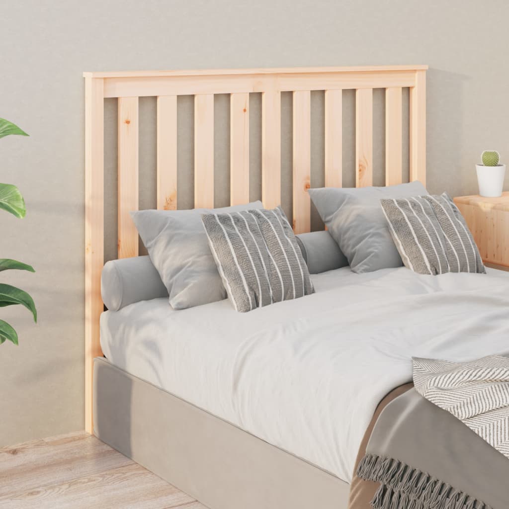 Bed Headboard 106X6X101 Cm Solid Wood Pine