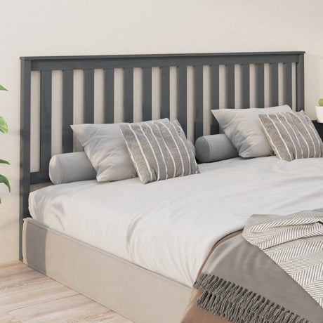 Bed Headboard 106X6X101 Cm Solid Wood Pine